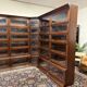 Classic English Globe Wernicke Corner Bookcase