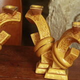 Pair of candle holders