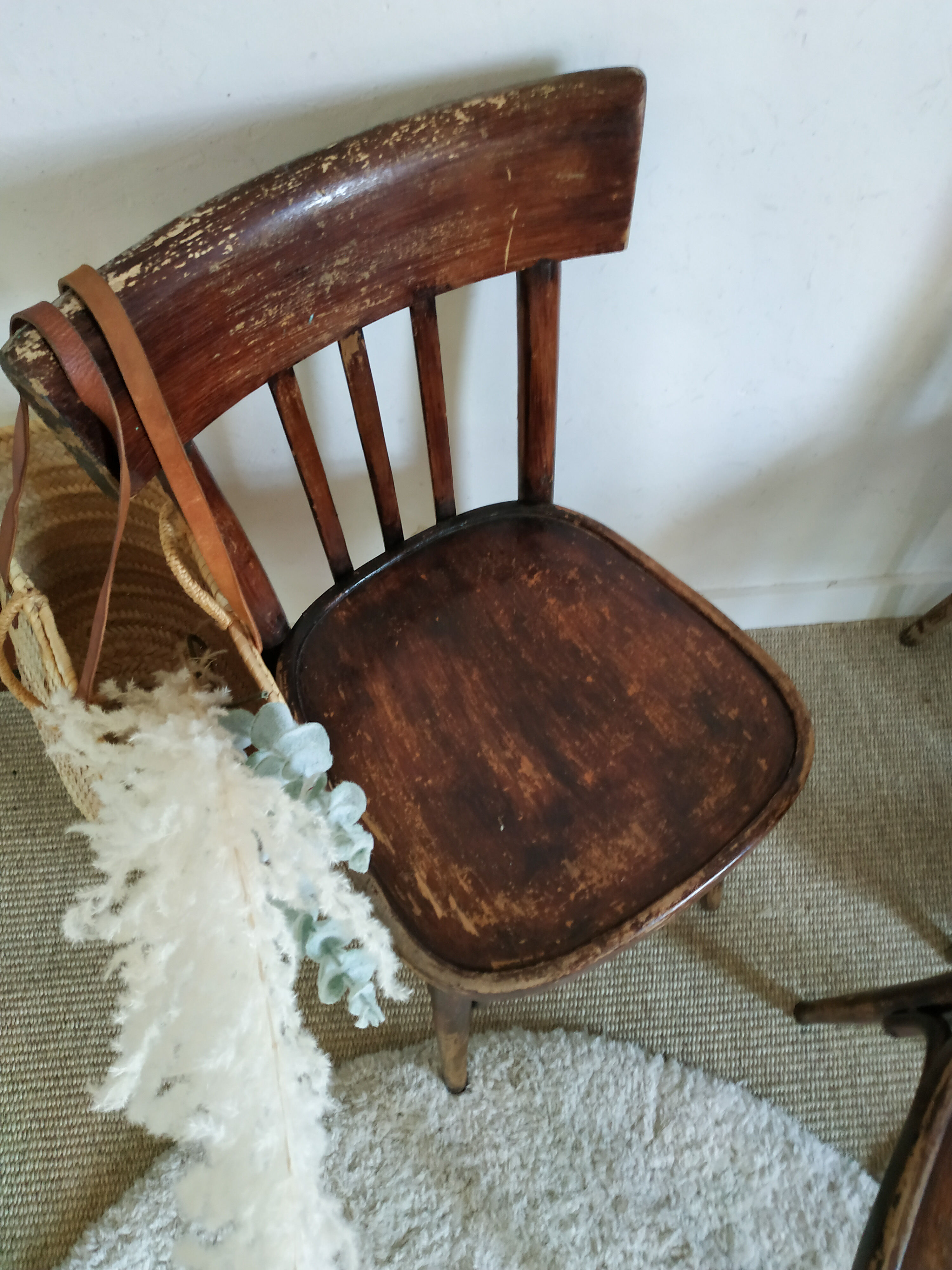 Lot of 4 chairs bistro Baumann