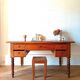 Grand bureau bois & cuir