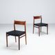 Arne Vodder model 418 dining chairs in rosewood Sibast Mobler Denmark 1960