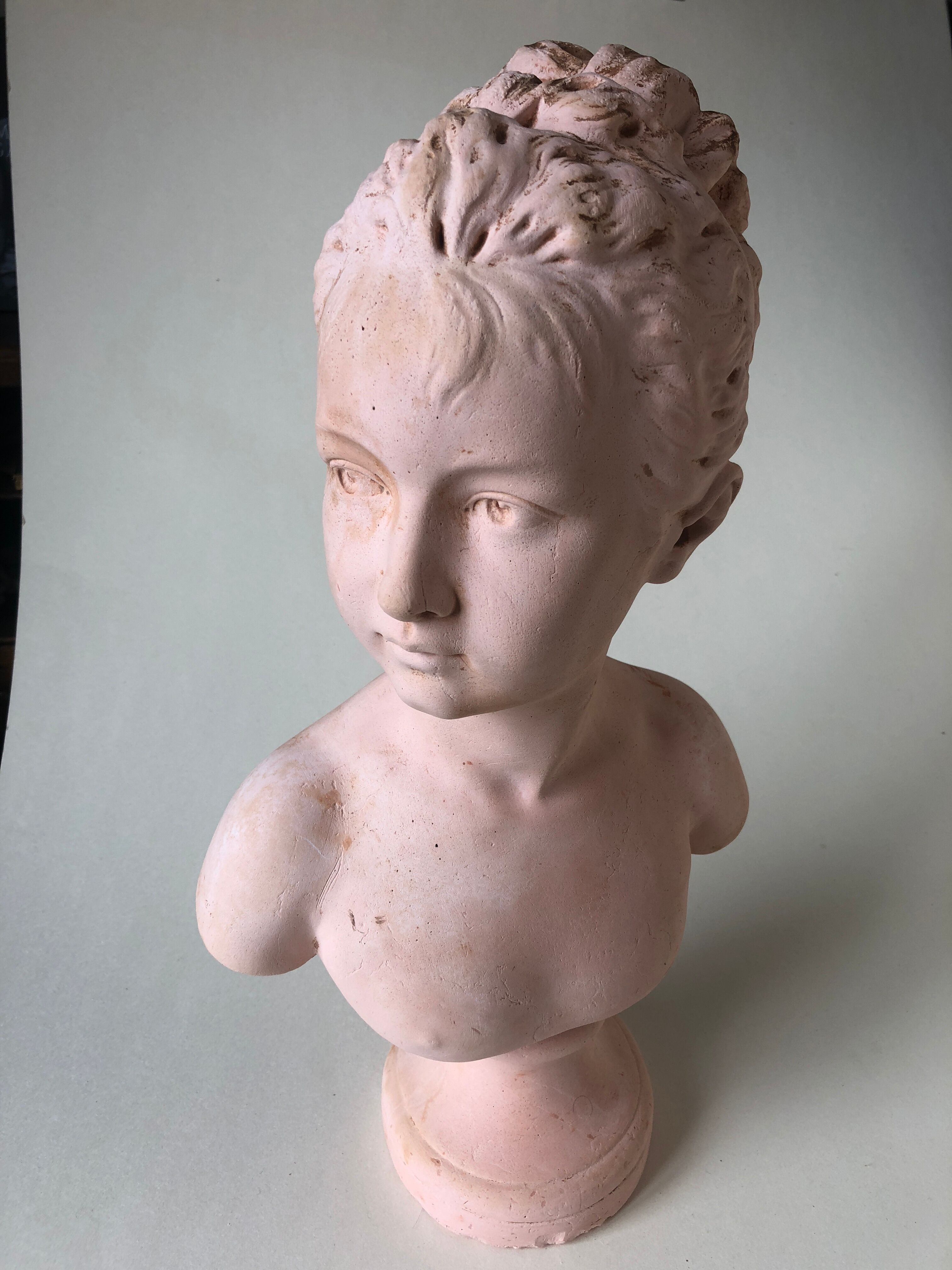 Plaster bust