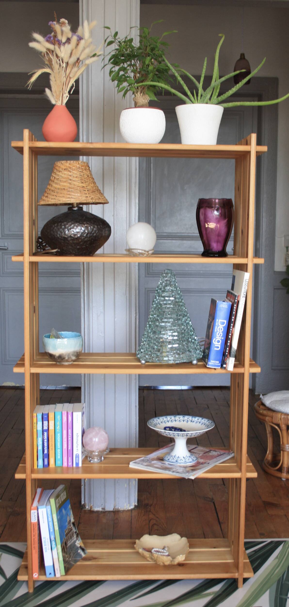 Wooden shelf