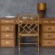 Bureau en Bambou par Vivai Del Sud, Italie, 1970s