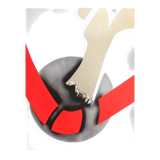 Composition, 1987. original lithograph by james pichette (1920-1996)