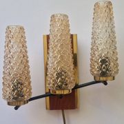 Pair of Midcentury Wall Lamps Sego Armatur, Sweden, 1960s