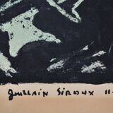 Guillain Siroux, Pink Face, mixed technique, 1950s