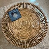 Table basse rotin