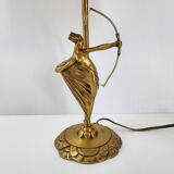 Art Deco lamp by P. Lucas in bronze