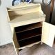 Confiturier, buffet 2 portes en bois beige