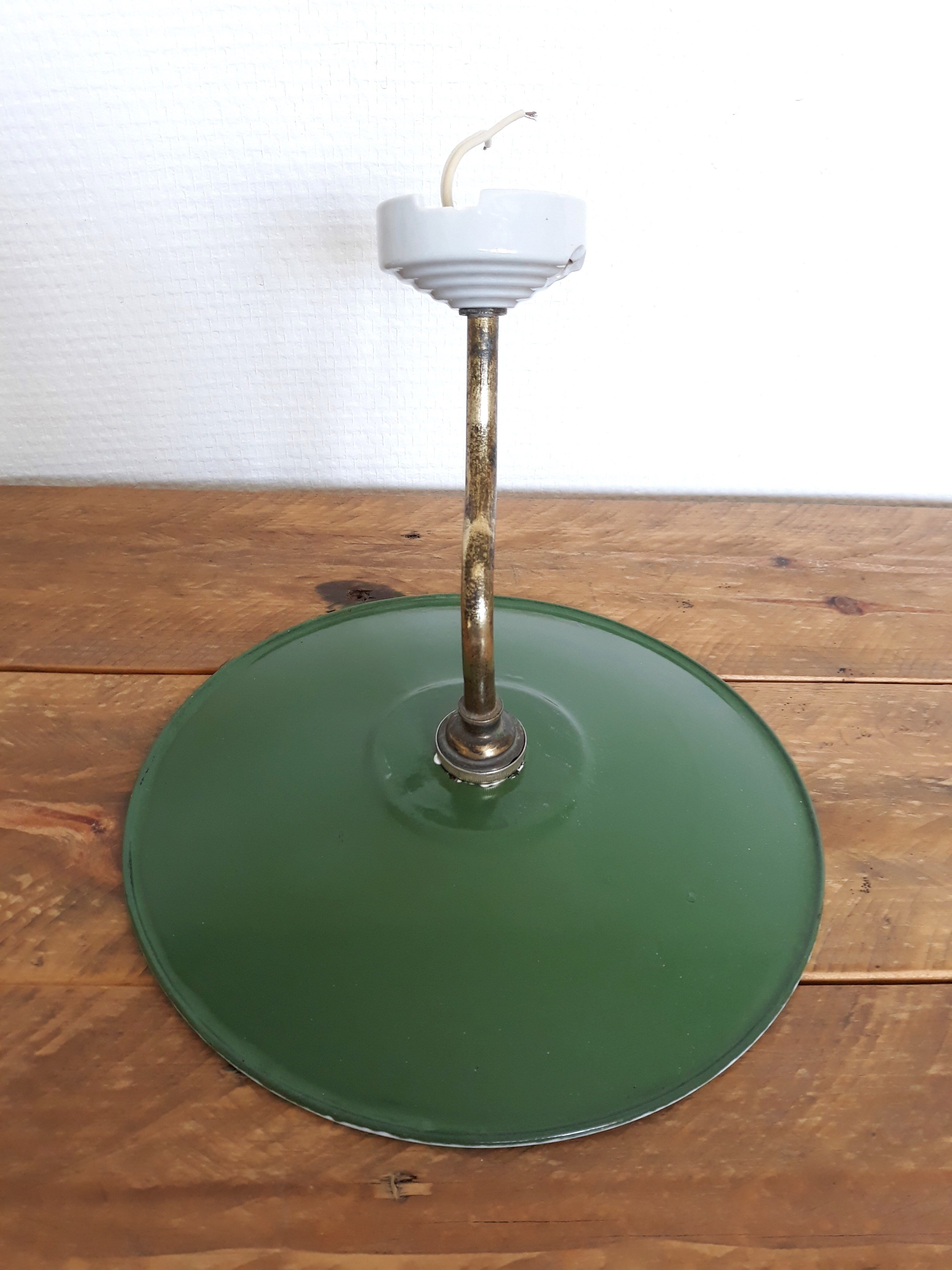 Wall  lamp, gooseneck, enamelled sheet