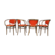 Chaises bistrot bois courbé dit "Le Corbusier"