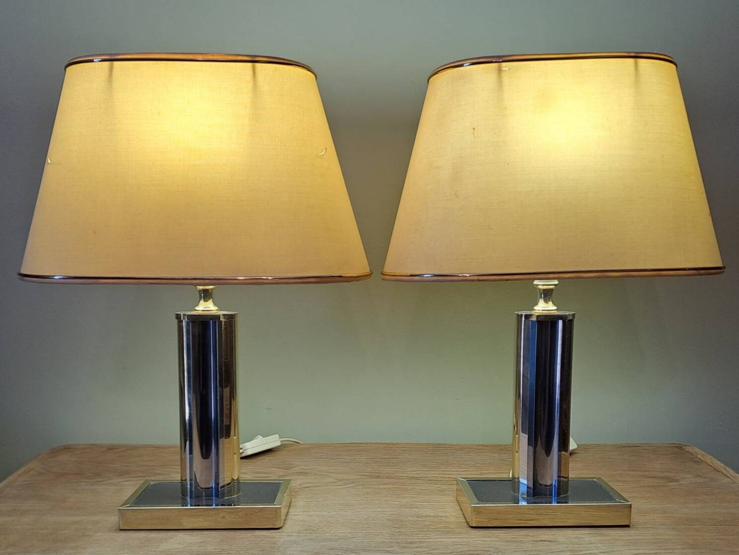 Paire de lampes art déco