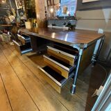 Vintage double box executive desk by Ico Parisi & Alexandro Ferrari for MIM, 1960s