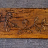 Panelling, ornamental pediment, 19th century.