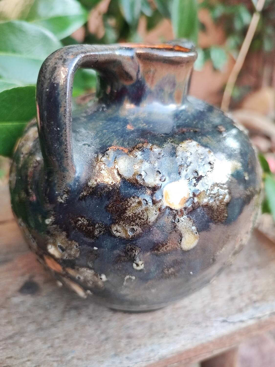 Old round vase Elchinger & Co.