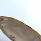 Vintage shallow dish L'Amandinoise model Paola white cream flowers