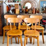 Set of 5 bistro chairs