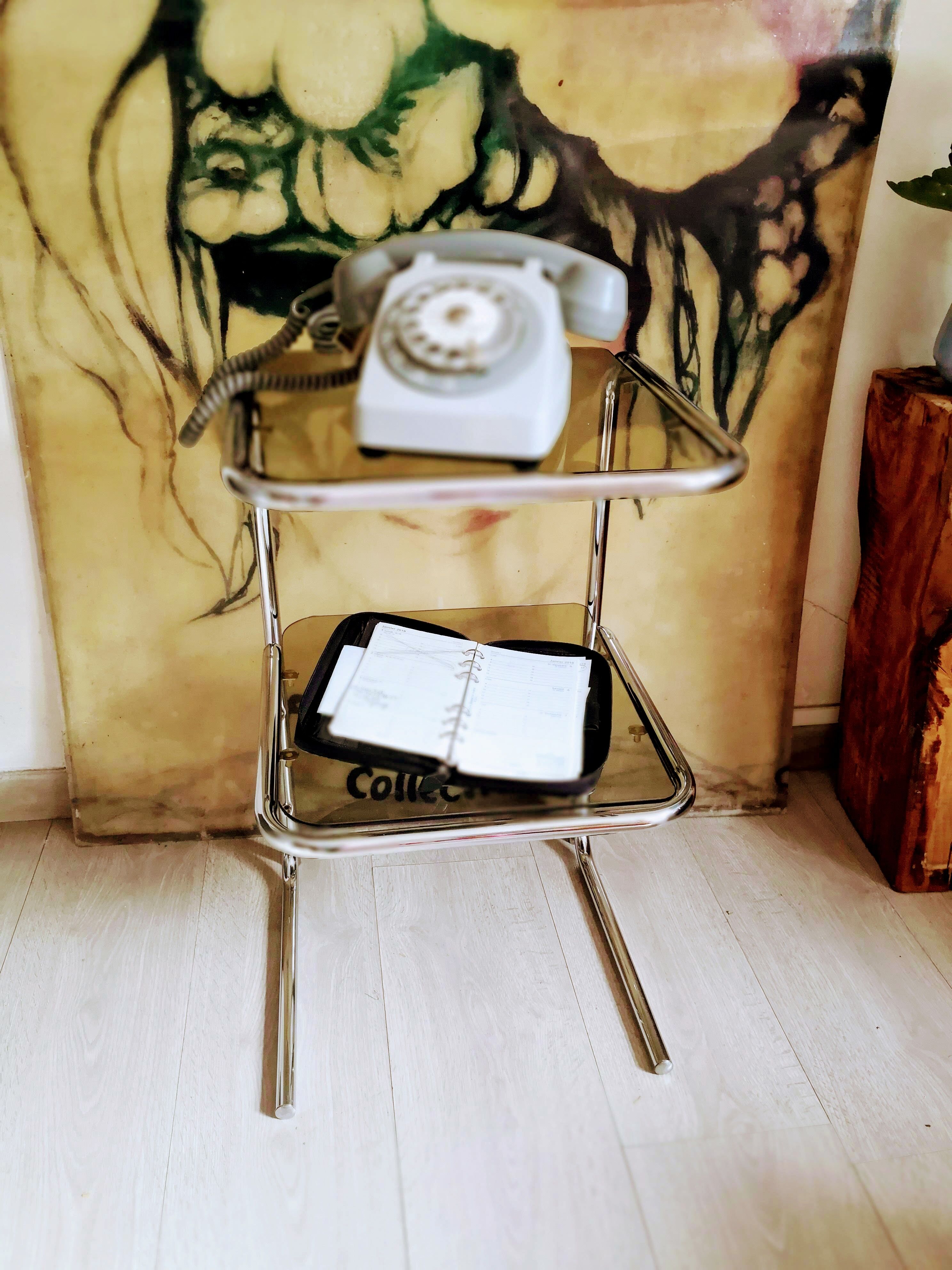 Smoked glass chrome harness