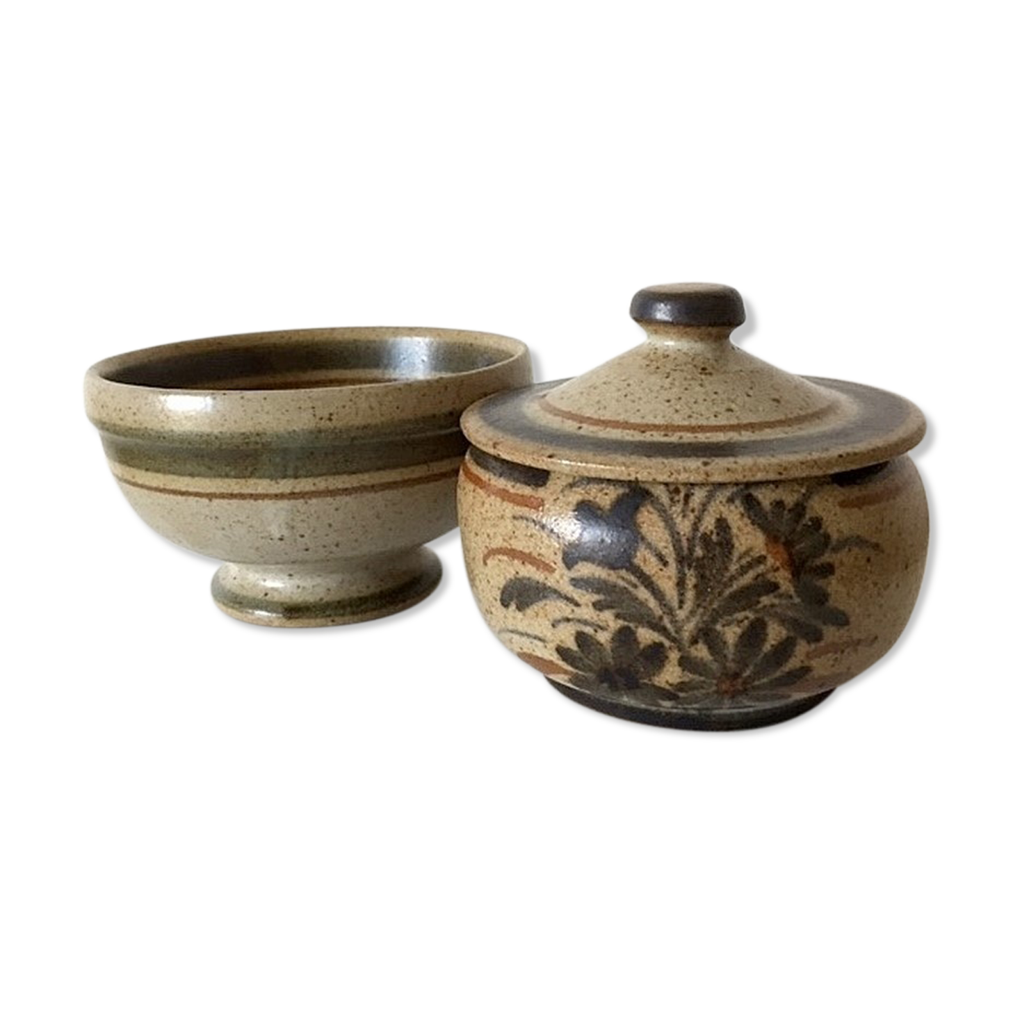 Keraluc Quimper sandstone ceramics Lot