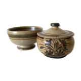 Keraluc Quimper sandstone ceramics Lot