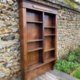 Antique oak wall shelf