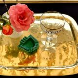 Set of 4 copper trays