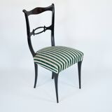 Mid-Century set of six dining chairs attributed to Paolo Buffa. Italy 1950s
