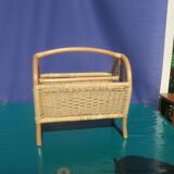 Bamboo magazine rack