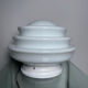 Lampe opaline skyscraper Art Déco