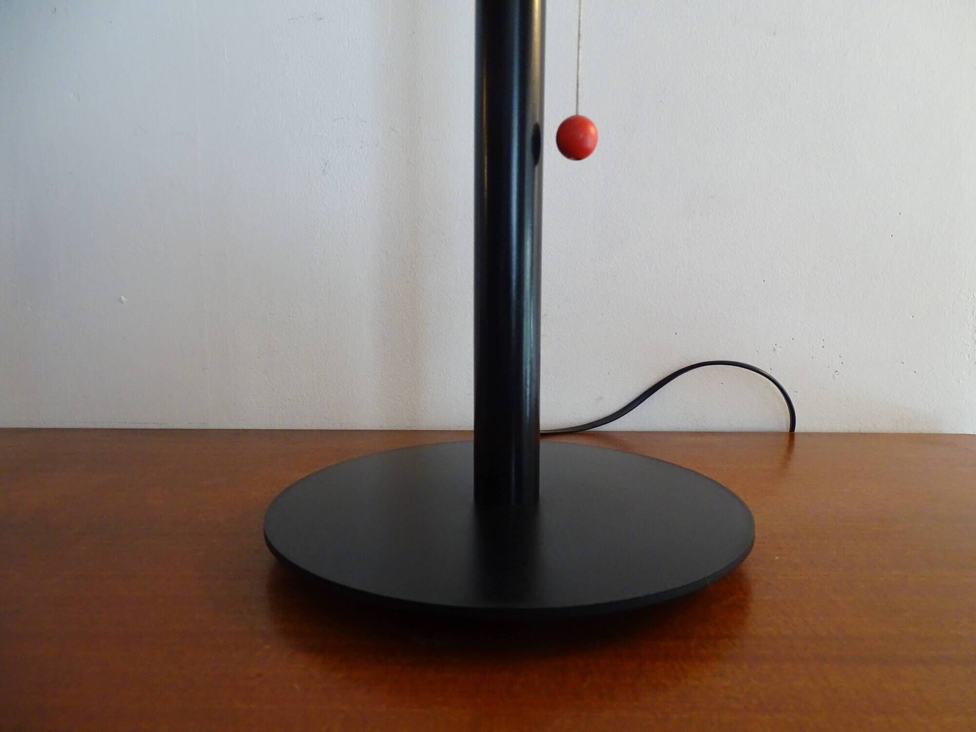 MANADE lamp base Made in France design 1980 metal / black plastic - 43.5 cm