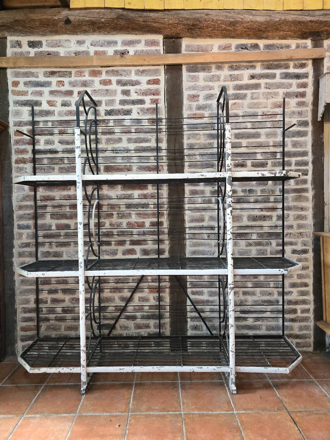 Art Deco Iron Bakery Shelf