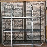 Art deco iron bakery shelf
