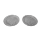 Pair of molded glass bottle mats
