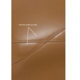 6 Herman Miller Eames stacking shell chairs with brown naugahyde pads