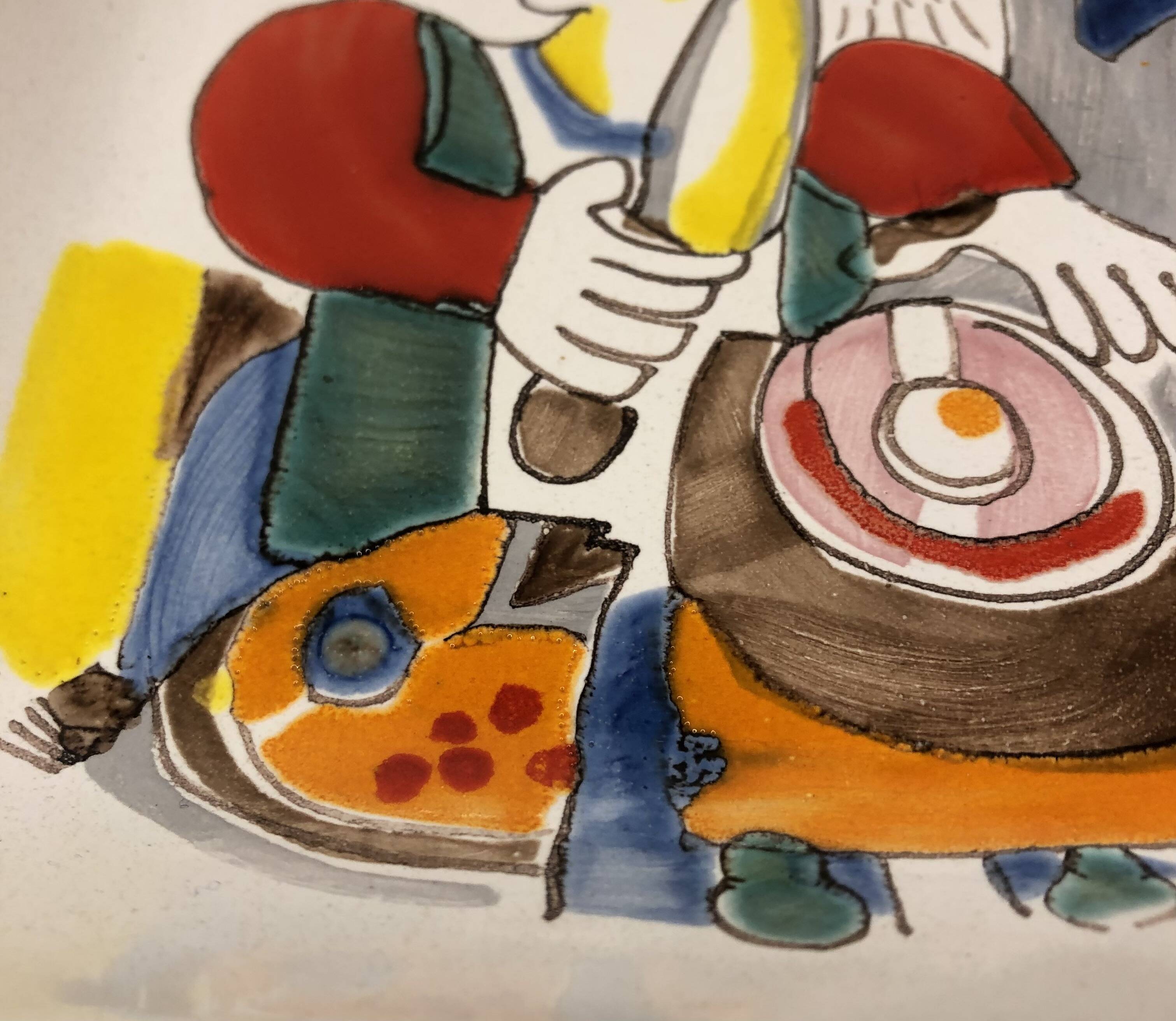 Italian ceramic empty pocket by Desimone