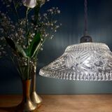 Vintage glass pendant light - tableware collection -