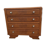 Chest of drawers year 30 in golden oak