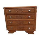Chest of drawers year 30 in golden oak