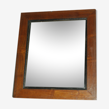 Old bevelled mirror  50x56cm