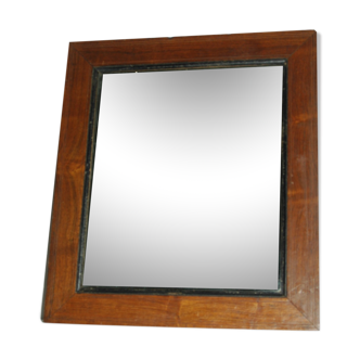 Miroir biseauté ancien 50x56cm