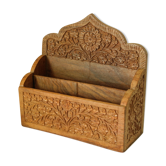 Mail door in carved wood orientalist vintage