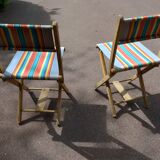 Vintage folding chairs