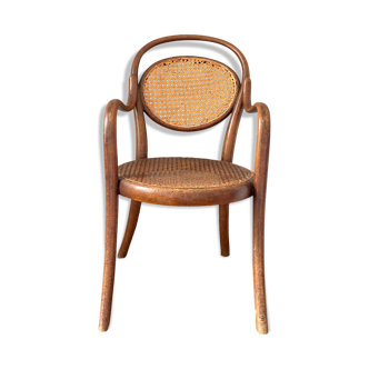 Children's armchair vintage cannage, thonet