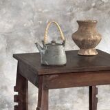 Coffee table, small vintage Indonesian modernist table in teak.