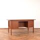 Mid-Century Danish Freestanding Teak Desk, 1960s