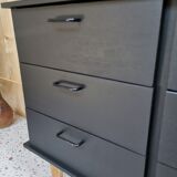 Black chest of drawers
