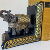 Pair of Unique Decorative Elephant Bookends Made in India