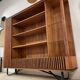 Wooden and Metal Bookcase