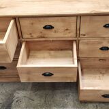Professional furniture with nine solid wood drawers